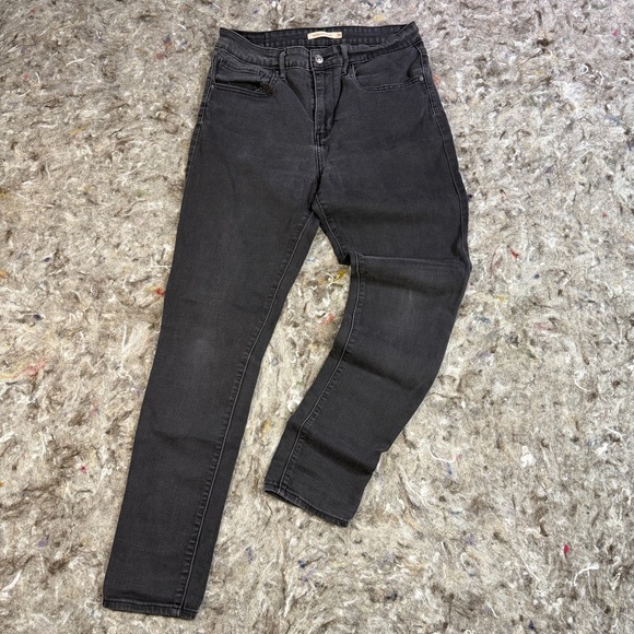 Levi's 721 Women's High-Rise Skinny Jeans, Size 30- Soft Black - Picture 1 of 10